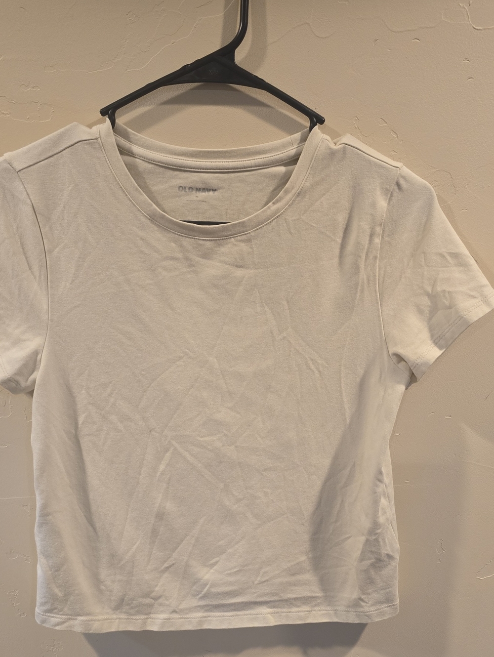 Old Navy White Short-Sleeve Crew Tee